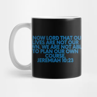 Bible Verse Jeremiah 10:23 Mug